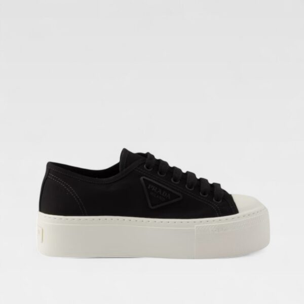 Prada Laced Fabric Sneakers
