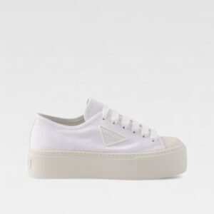 Prada Laced Fabric Sneakers