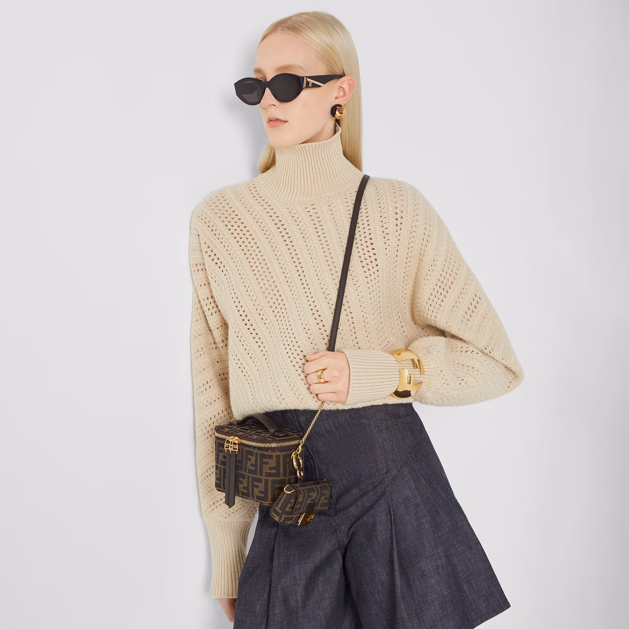 Fendi Vanity Mini Monogram - Imagen 5