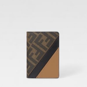 Fendi Diagonal Porta Tarjetas