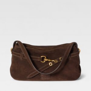 Miu Miu Suede Shoulder Bag
