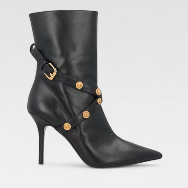 Versace Medusa Strap Boots