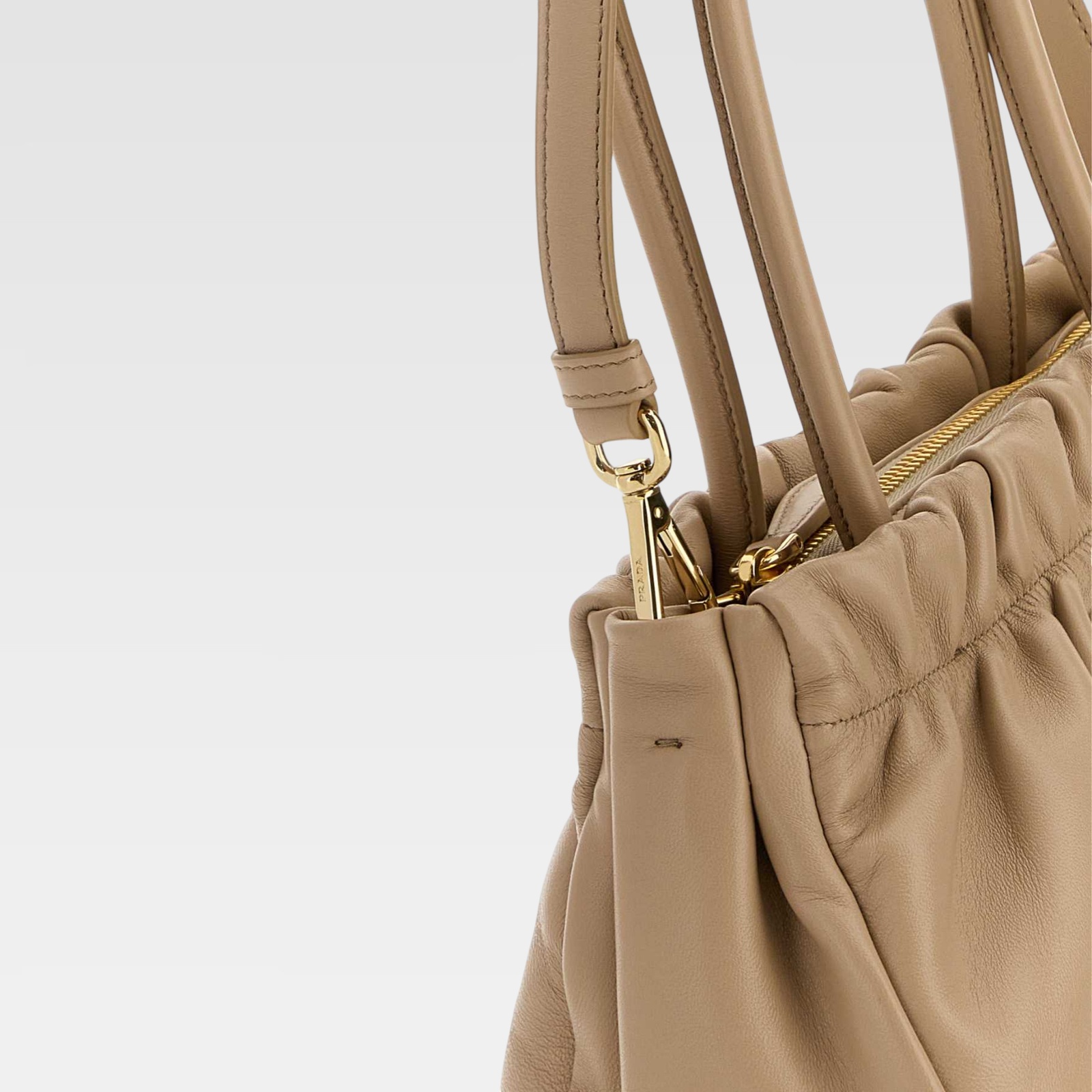 Prada Shoulder Bag Beige - Image 4
