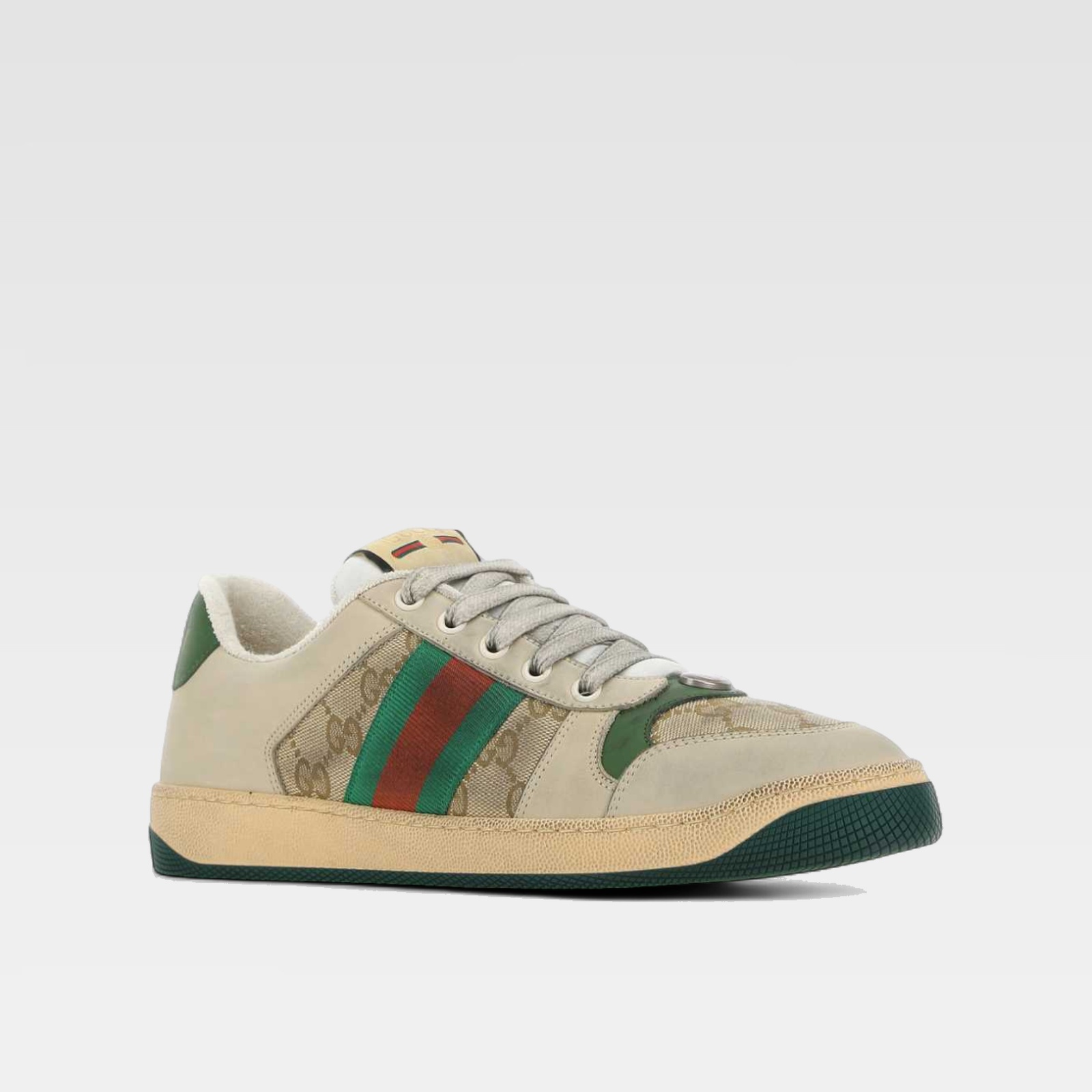Gucci Fabric Upper And Rubber Sole Sneaker - Image 2