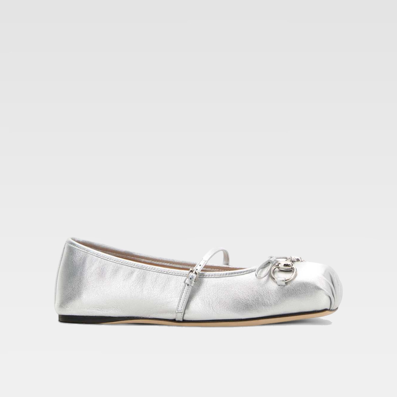 Gucci Leather Ballet Flat - Imagen 2