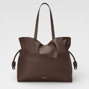 Loewe Flamenco Clutch Large Chocolate