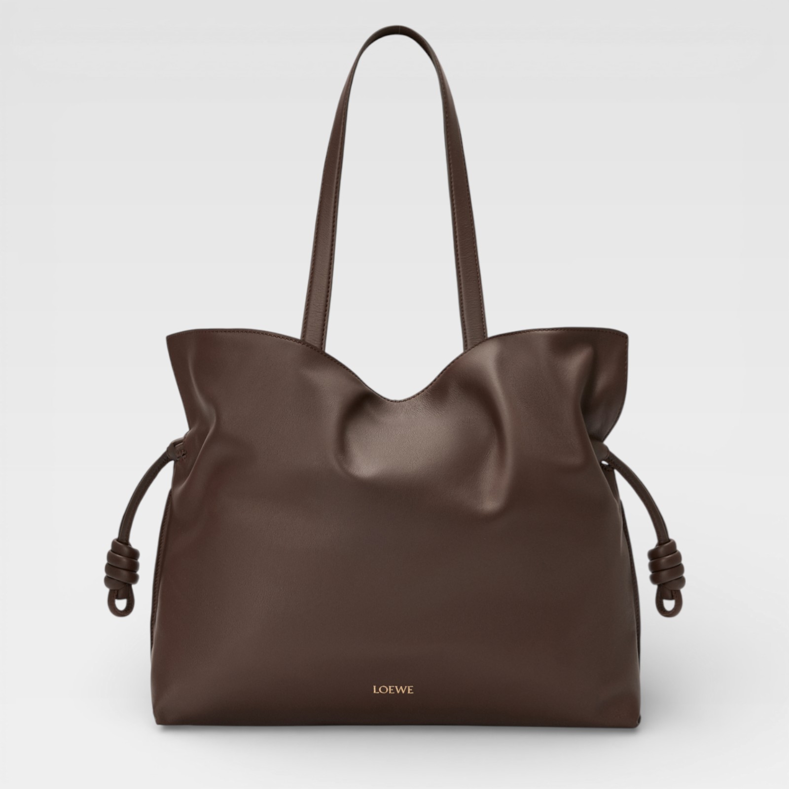 Loewe Flamenco Clutch Large Chocolate