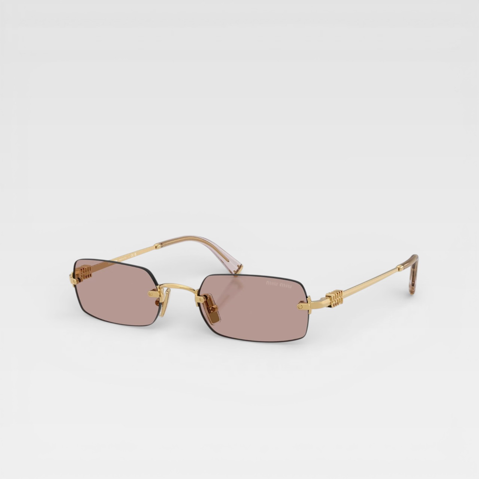 Miu Miu Lentes de Sol Rectangulares - Imagen 3