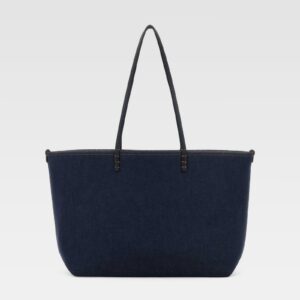 Fendi Medium Roll Denim Tote Bag