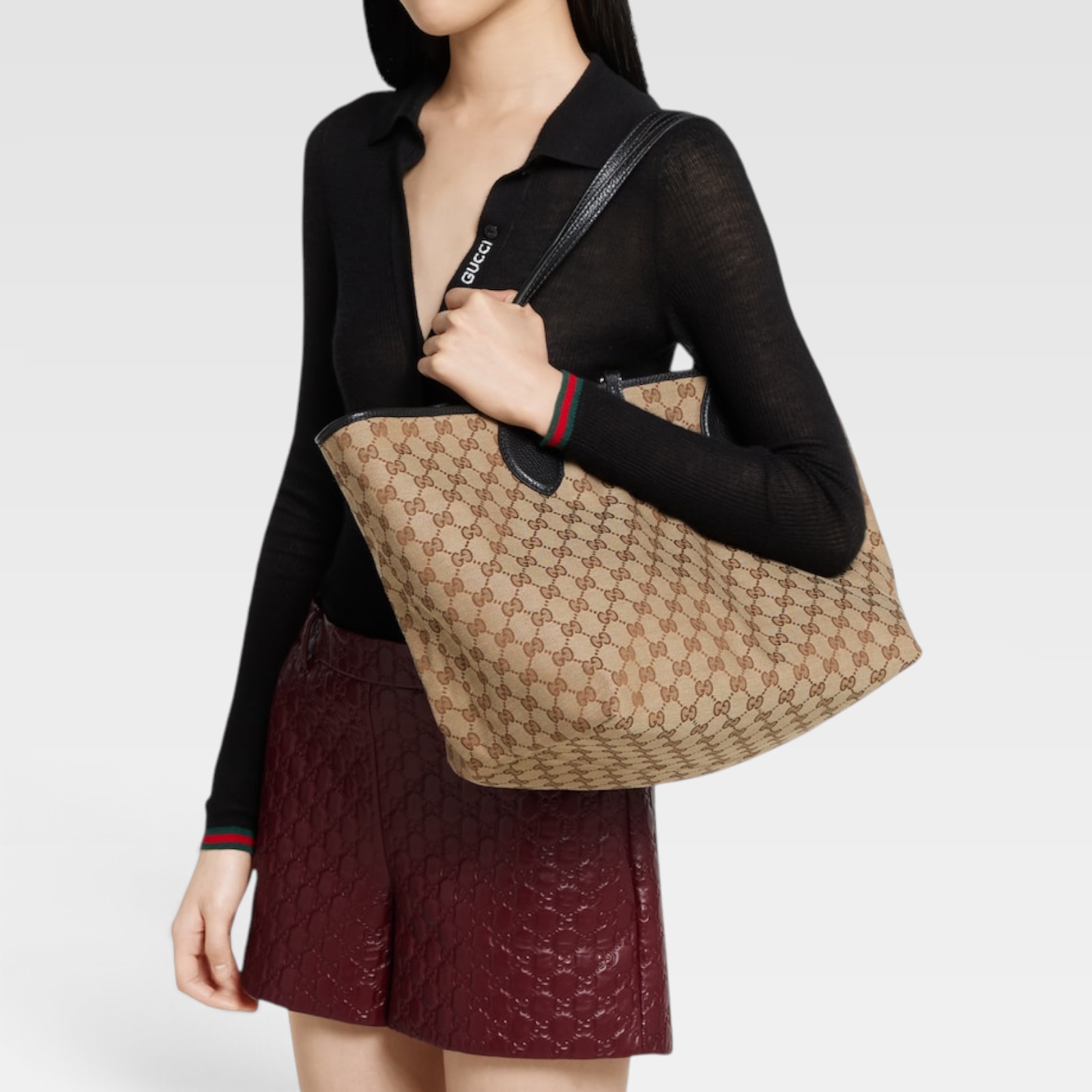 Gucci Totissima Large Reversible Tote Bag - Image 10