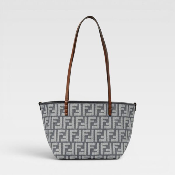 Fendi Roll Small Denim Reversible Tote Bag