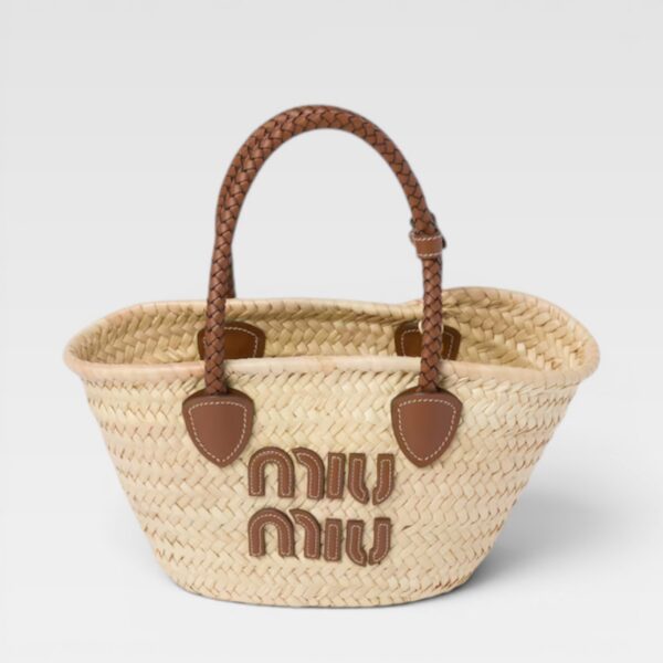 Miu Miu Woven Fabric Tote