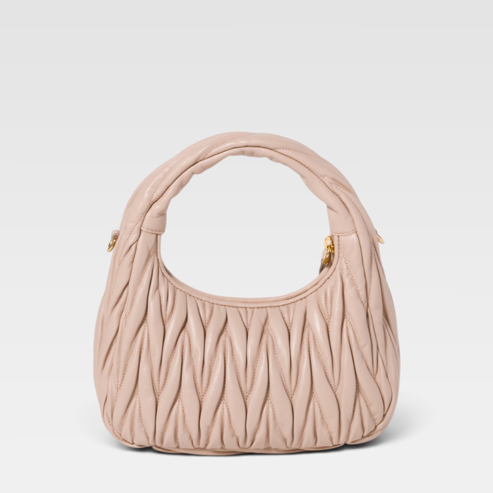 Miu Miu Wander Matelassé Hobo Bag - Imagen 3