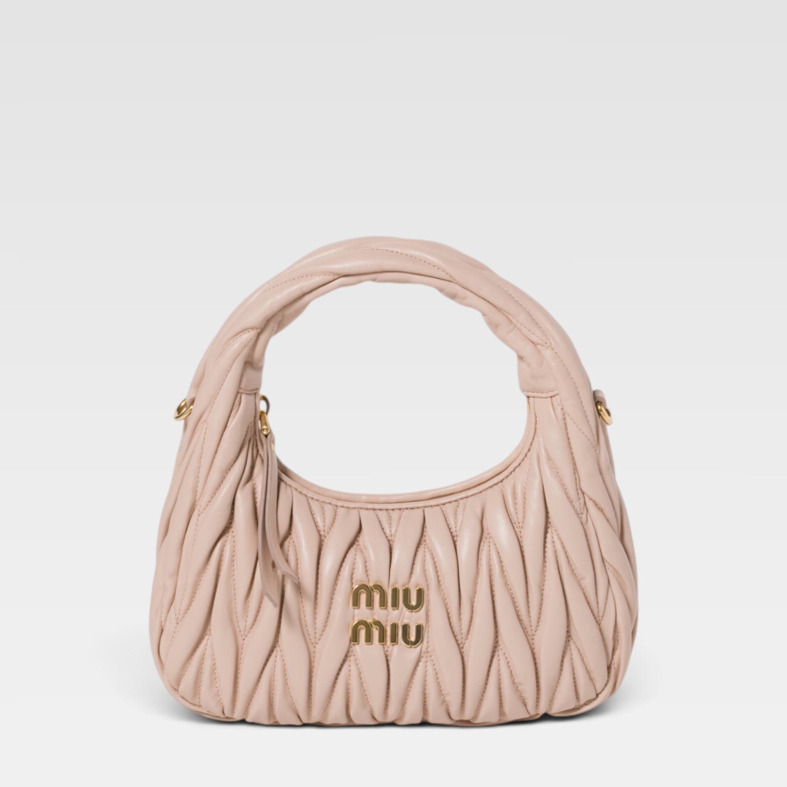 Miu Miu Wander Matelassé Hobo Bag