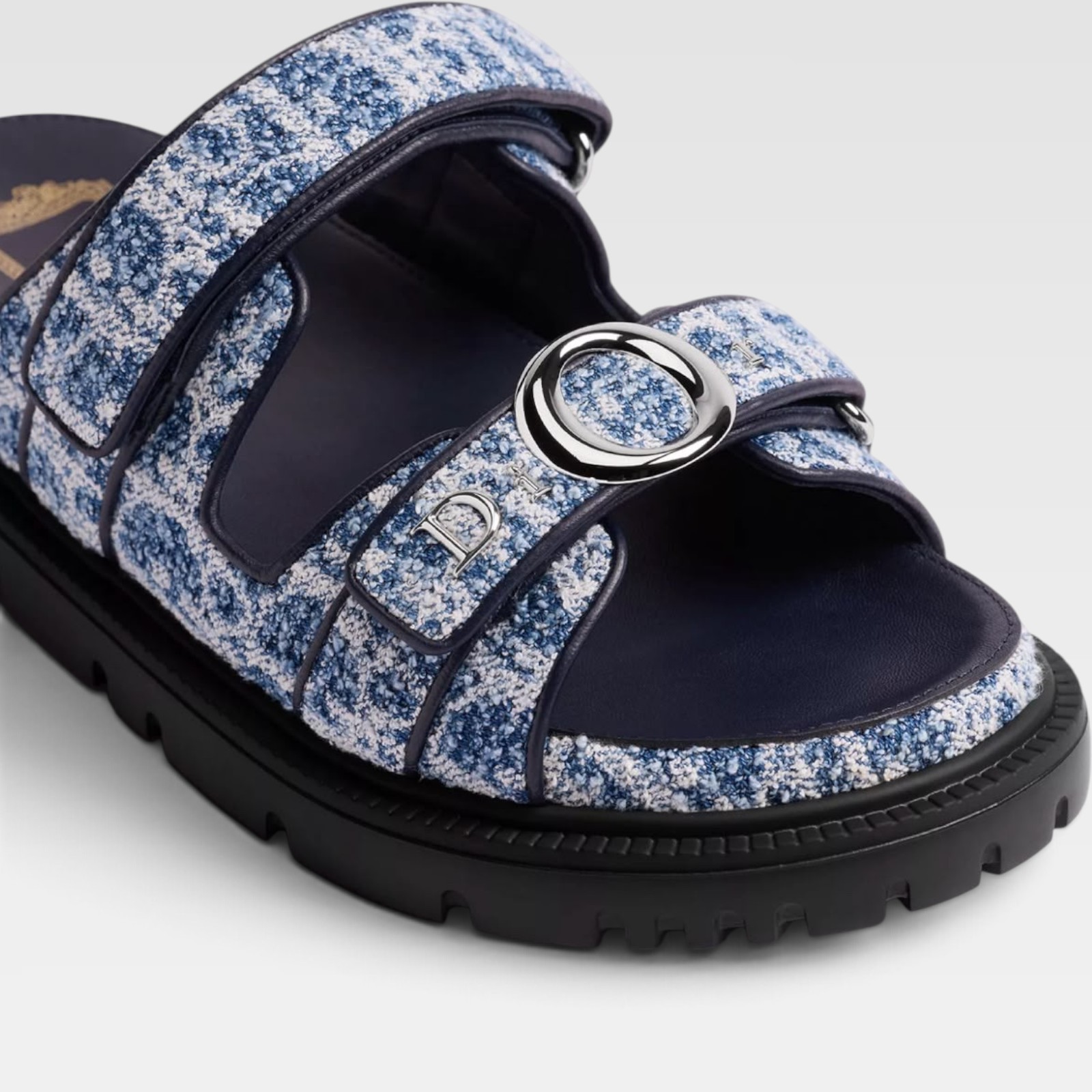 Christian Dior Ciabatta Due Fasce Oblique Sandal - Image 3
