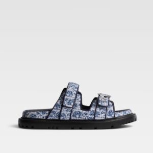 Christian Dior Ciabatta Due Fasce Oblique Sandal