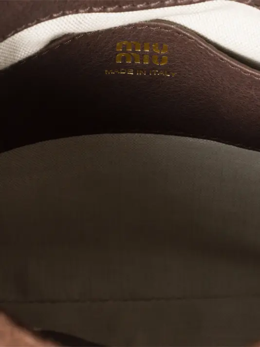 Miu Miu Suede Pouch - Imagen 5