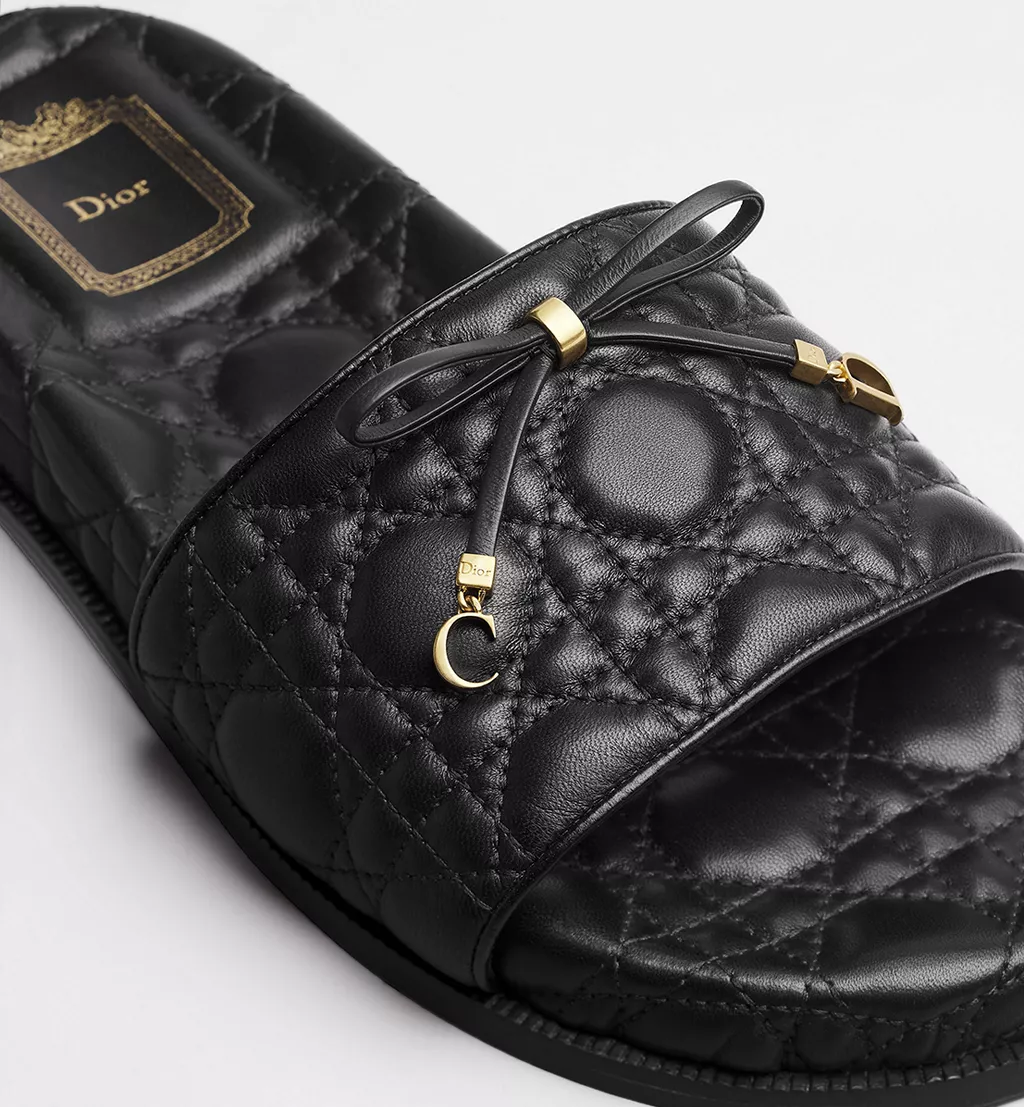 Christian Dior Cibatta Padded Nera Canange - Image 5