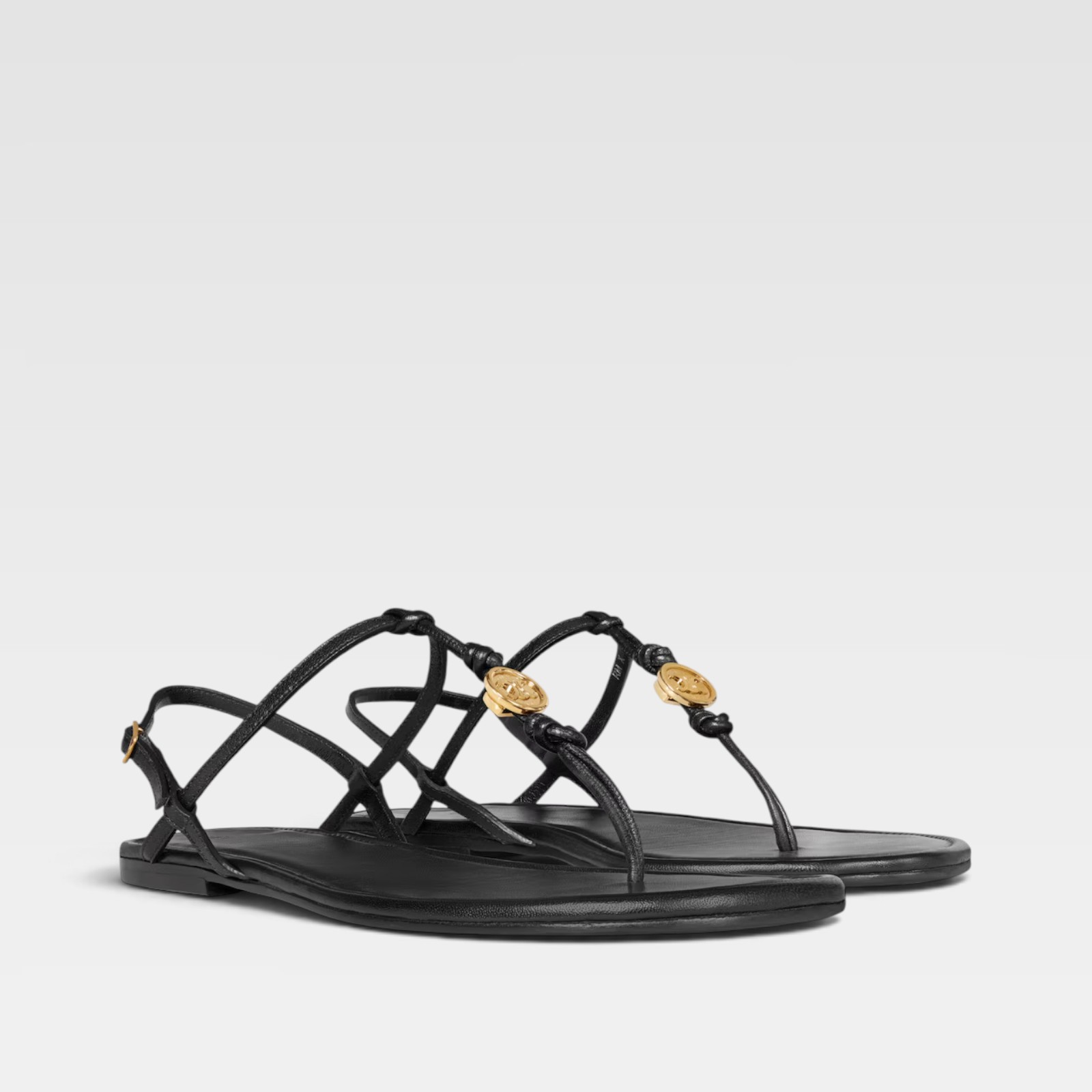 Celine Penny Leather Sandal - Image 2