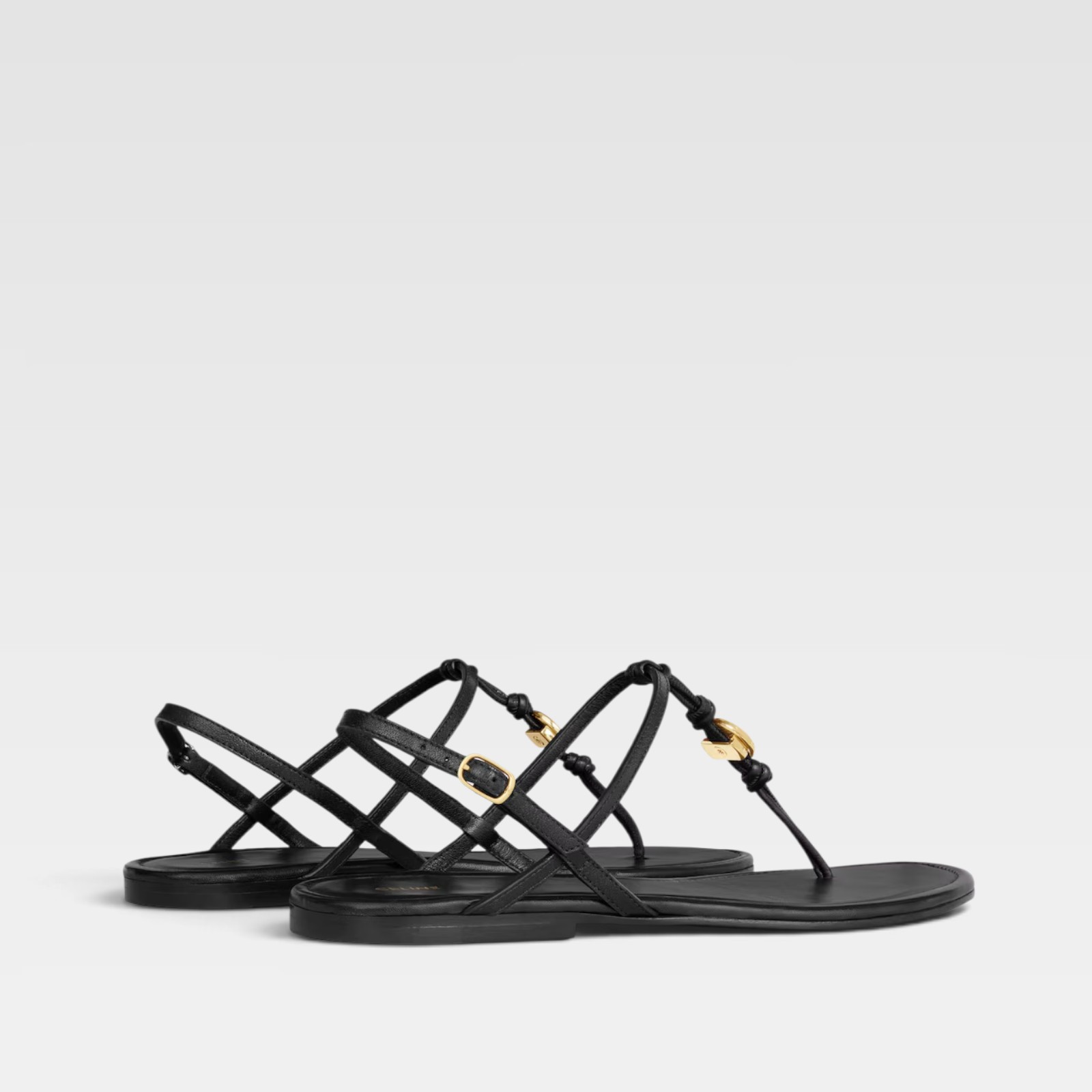 Celine Penny Leather Sandal - Image 3