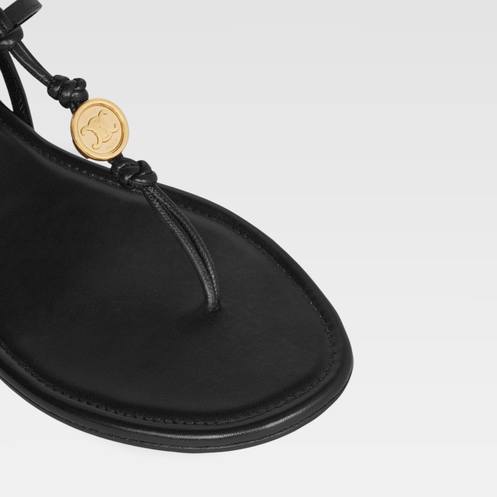 Celine Penny Leather Sandal - Image 4