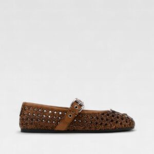 Miu Miu Woven Ballet Flats