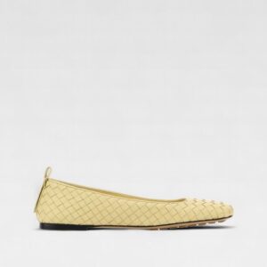 Bottega Veneta Ballerina Intreccio Squared Toe