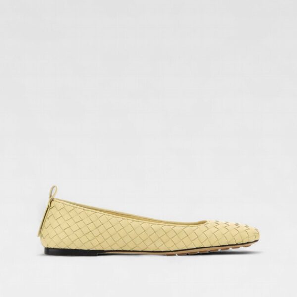 Bottega Veneta Ballerina Intreccio Squared Toe