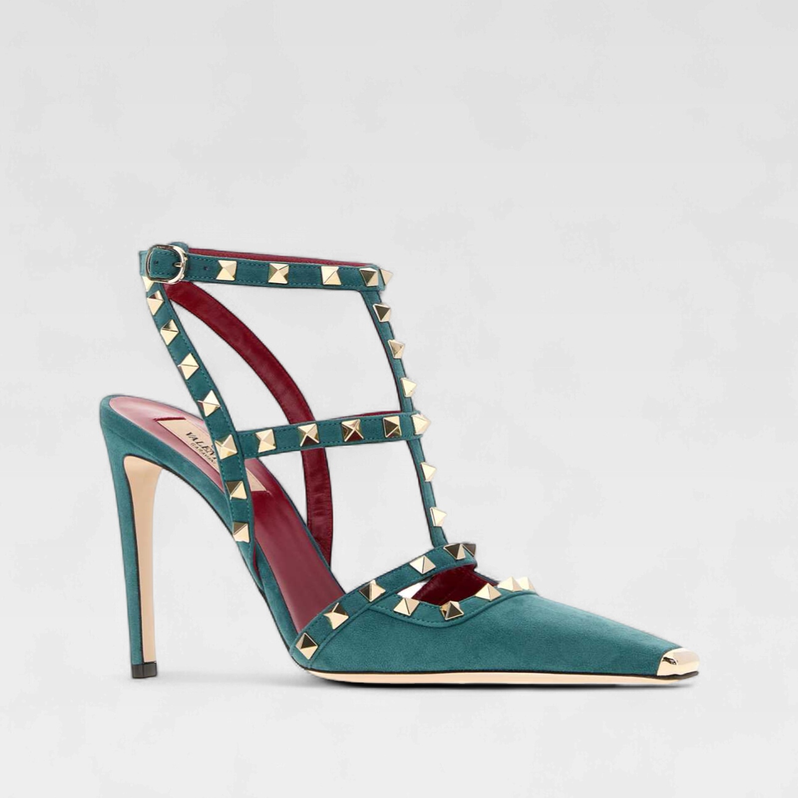 Valentino Garavani Rockstud Ankle Strap Pump - Imagen 2
