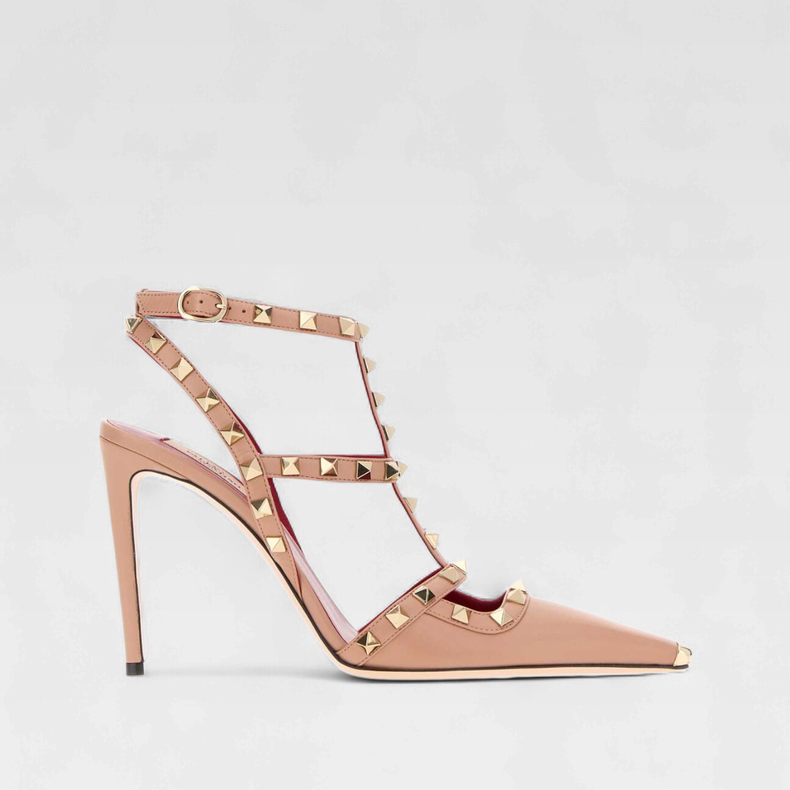 Valentino Garavani Rockstud Ankle Strap Pump