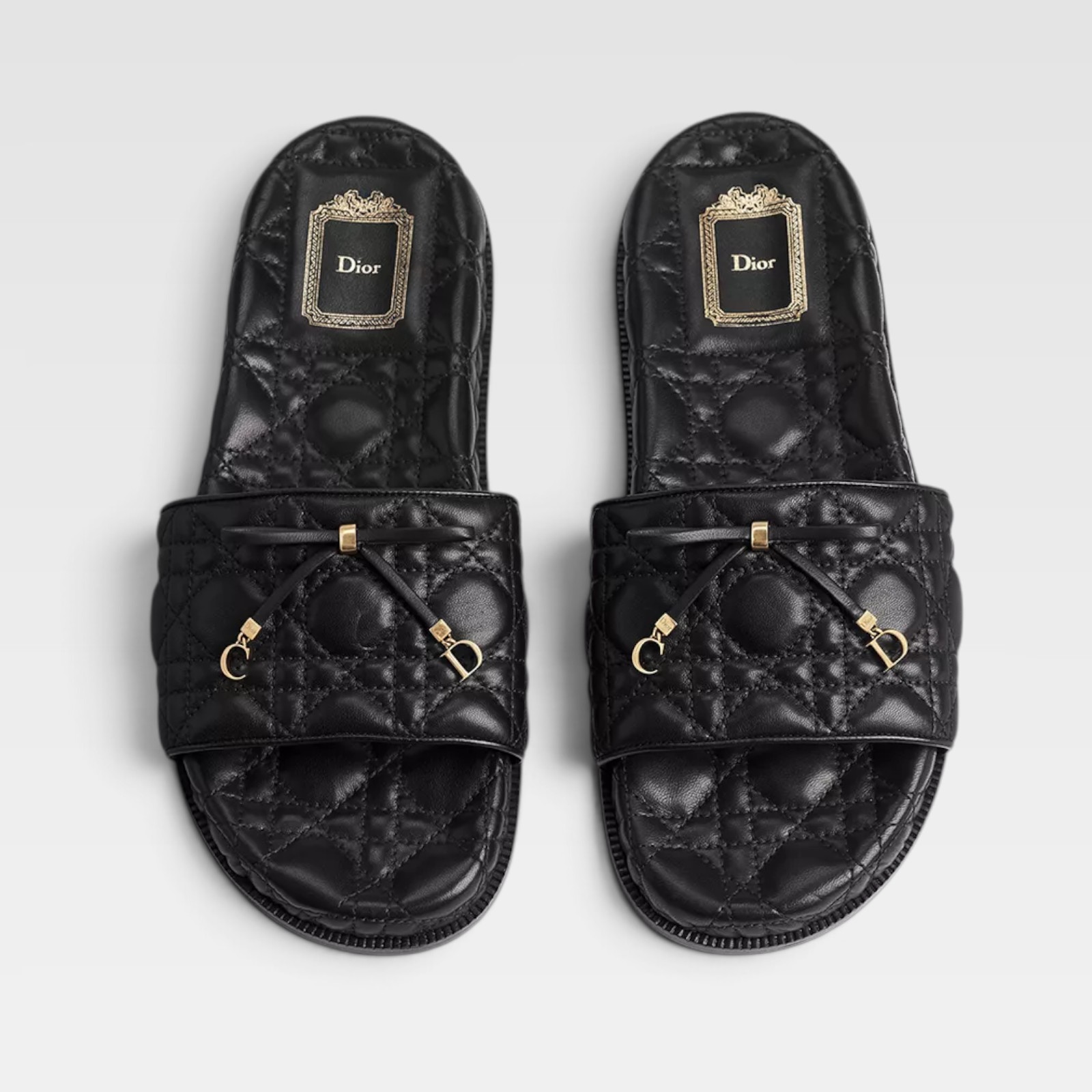 Christian Dior Cibatta Padded Nera Canange - Image 3