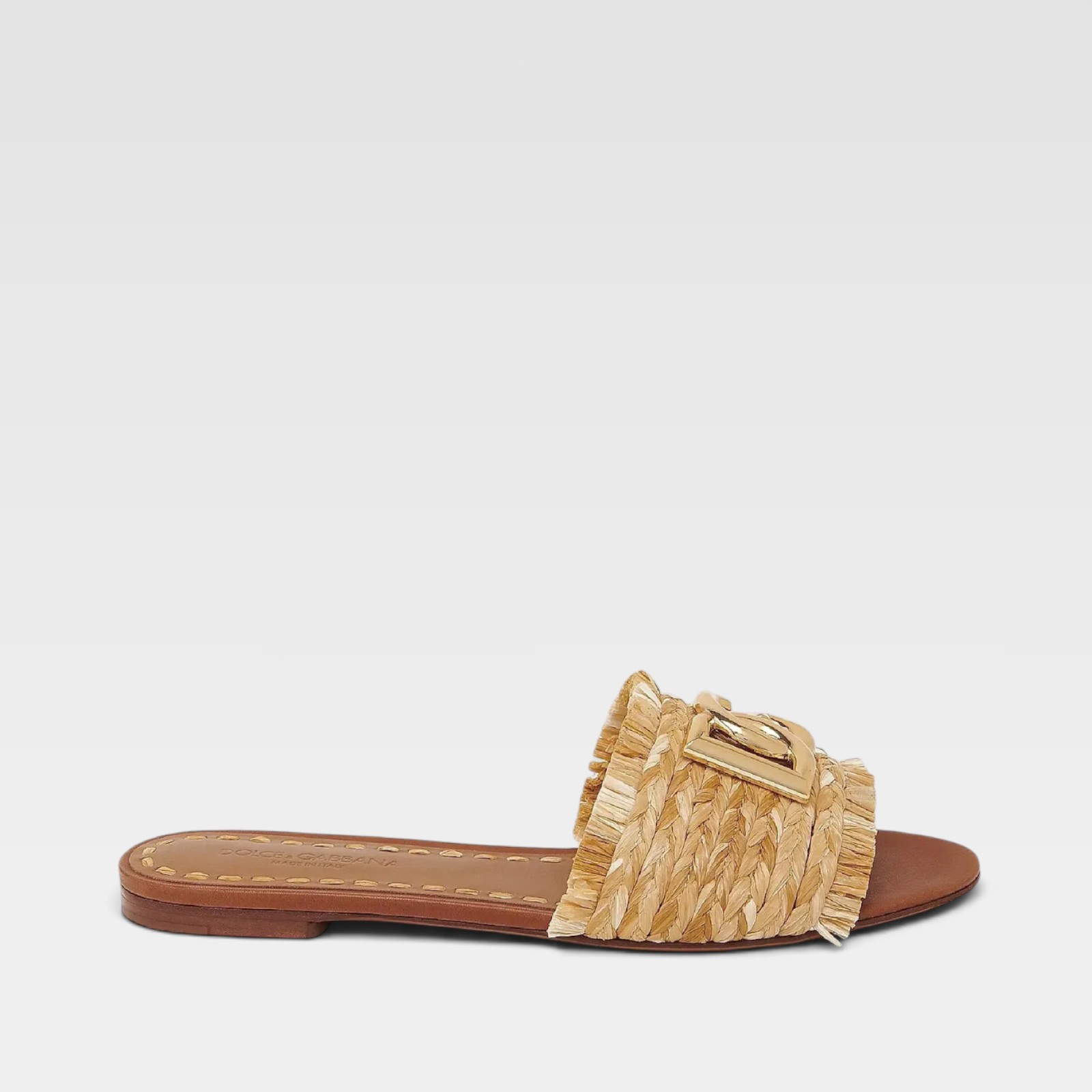 Dolce & Gabbana Logo Woven Sandals
