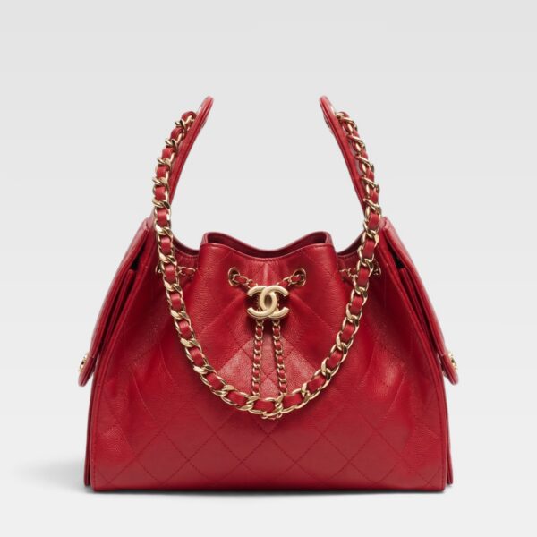 Chanel 25 Small Handbag Red Cherry