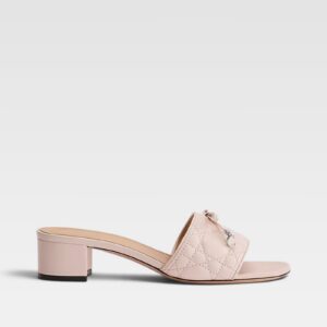 Dior Cannage Heeled Slide