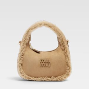 Miu Miu Wander Matelassé Nappa Leather Hobo Bag