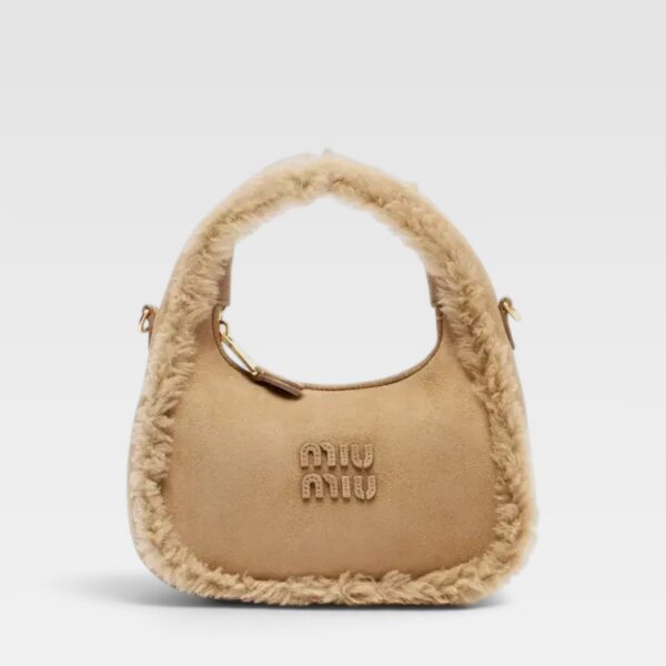 Miu Miu Wander Matelassé Nappa Leather Hobo Bag