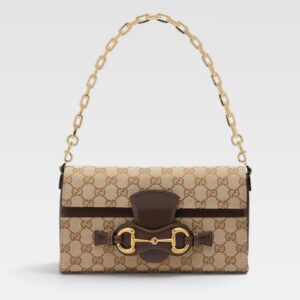 Gucci Horsebit Ristretto Medium Shoulder Bag