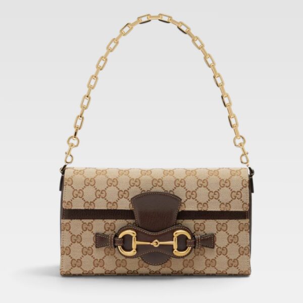 Gucci Horsebit Ristretto Medium Shoulder Bag