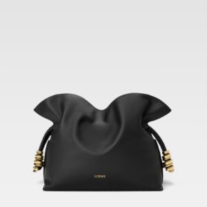 Loewe Medium Coil Flamenco Clutch In Nappa Calfskin