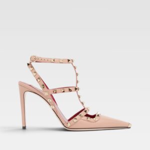 Valentino Garavani Rockstud Ankle Strap Pump
