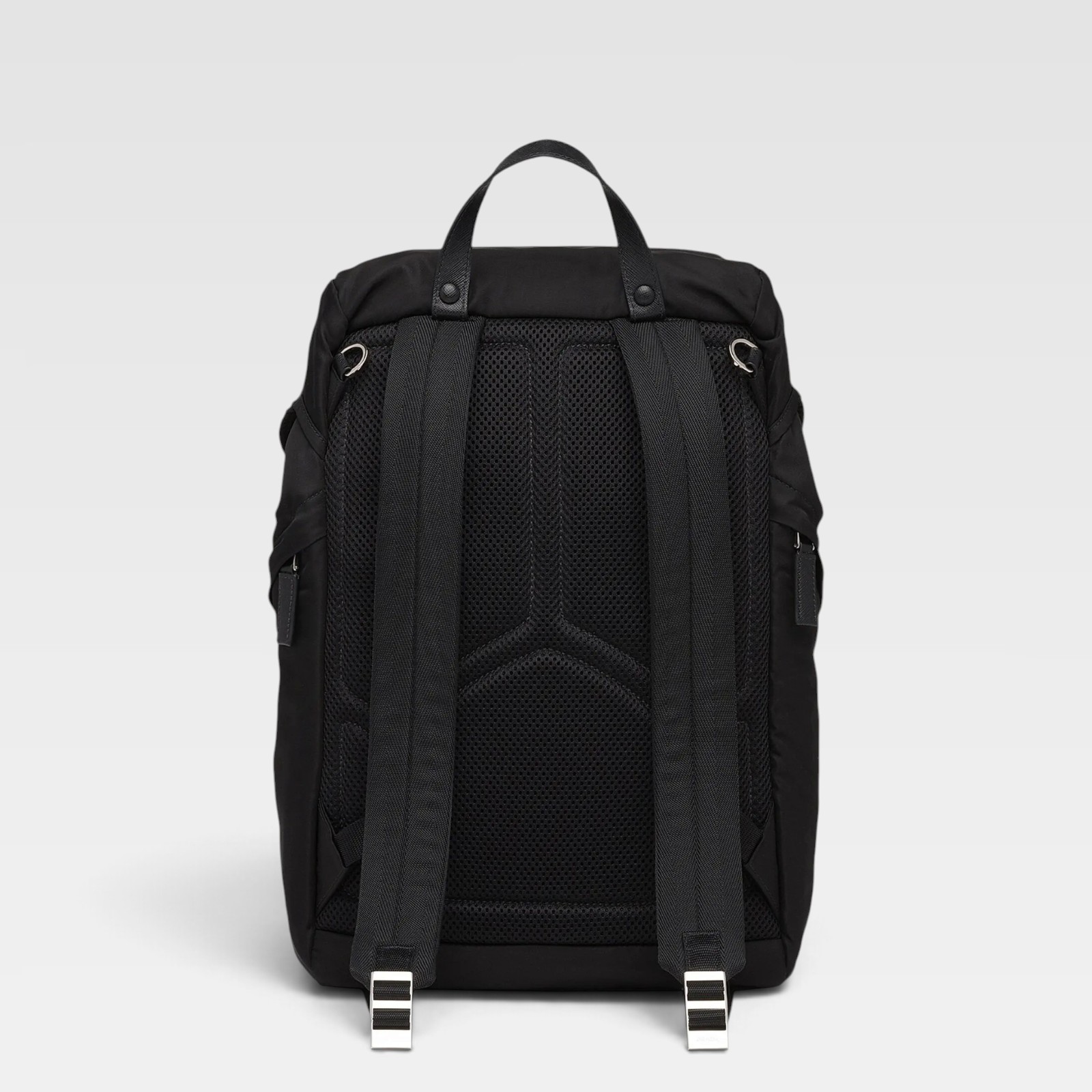 Prada Men's Re-Nylon and Saffiano Leather Backpack - Image 3