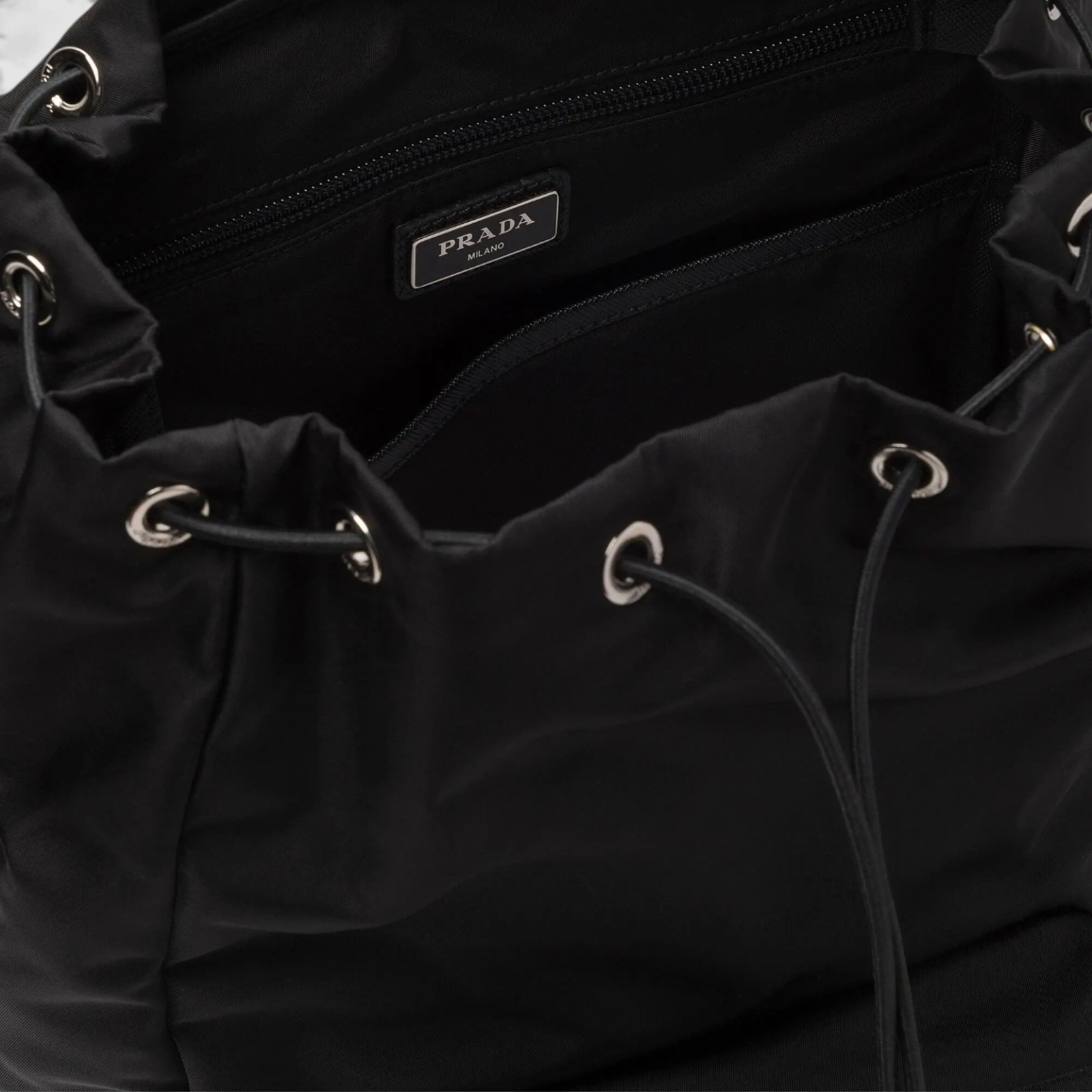 Prada Men's Re-Nylon and Saffiano Leather Backpack - Image 7