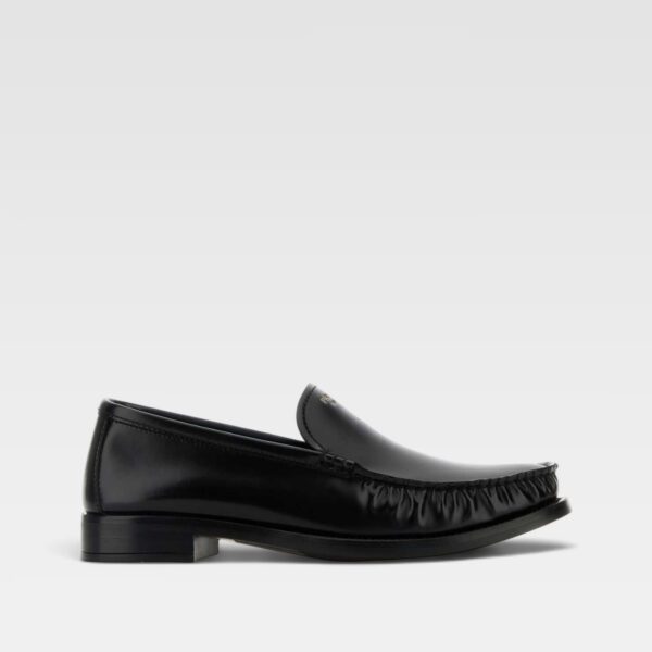 Prada Brushed Leather Loafers