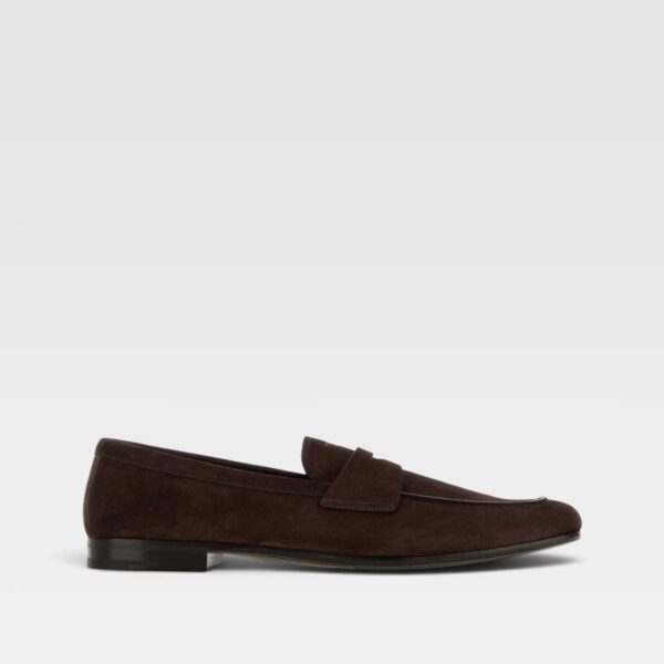 Prada Men's Logo-Detailed Penny Loafers