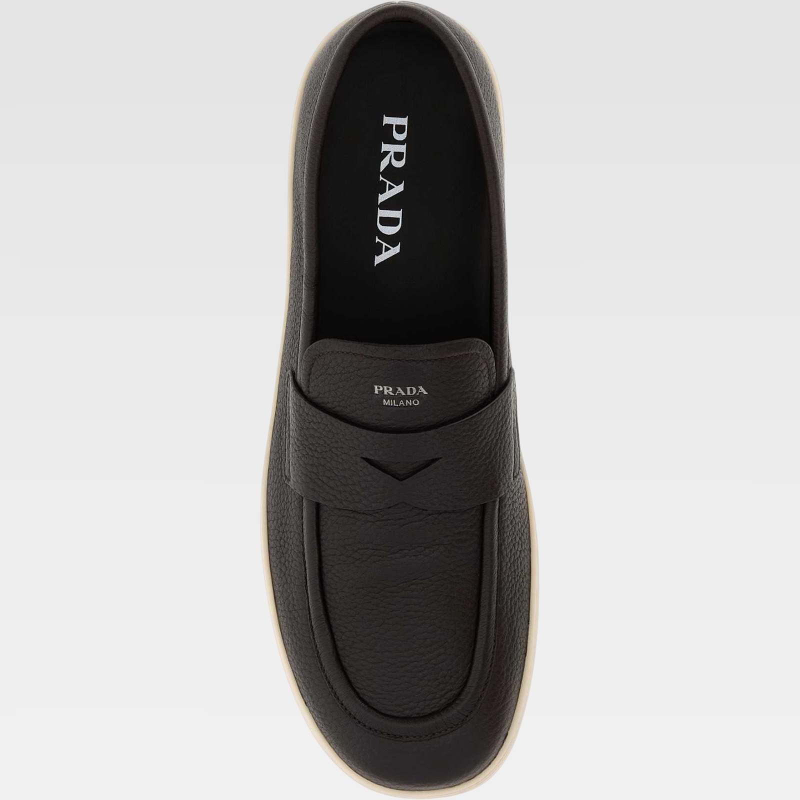 Prada Men’s Lifestyle Leggero Penny Loafers - Image 3