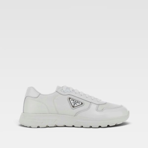 Prada Men's Prax 01 Re-Nylon and brushed leather sneakers