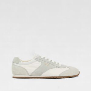 Prada Men’s Two-Tone Suede and Fabric Sneaker