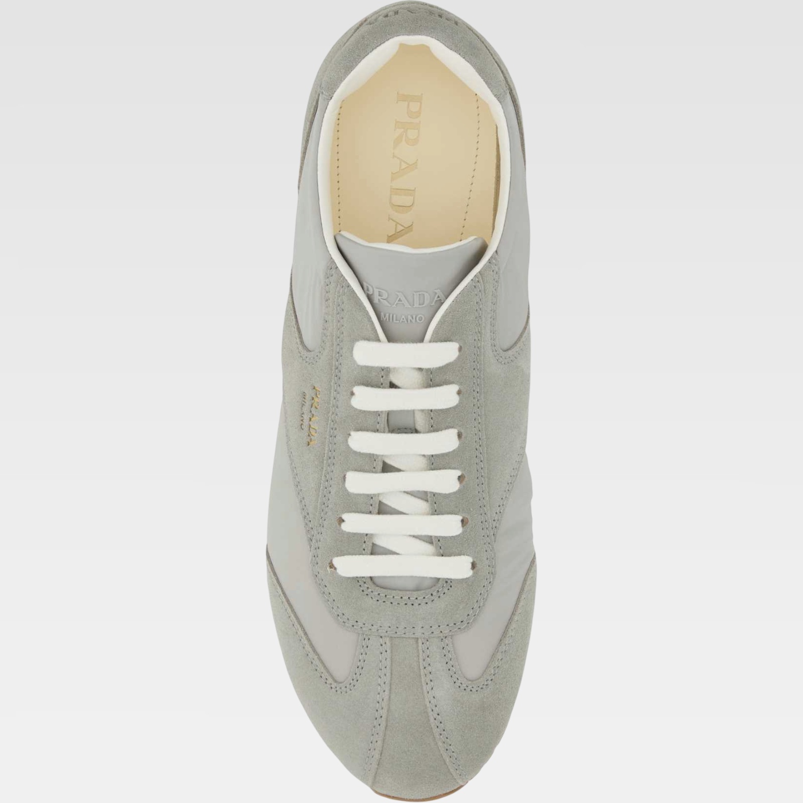 Prada Men's Logo-Detailed Lace-Up Sneakers - Imagen 3