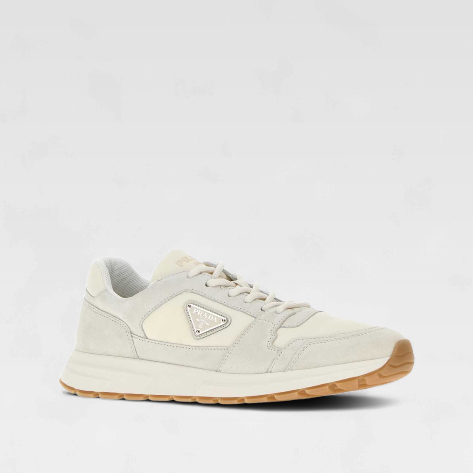 Prada Men’s Prax Suede and Re-Nylon Sneakers - Imagen 2