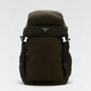Prada Men's Triangle Logo Nylon Backpack